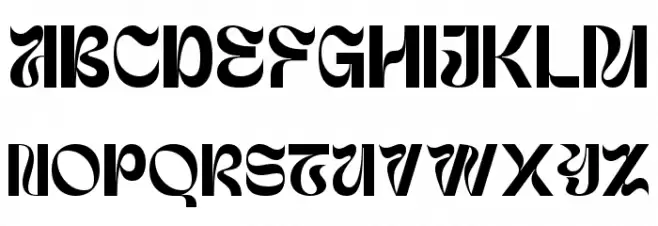 Uertas Regular フォント 大文字