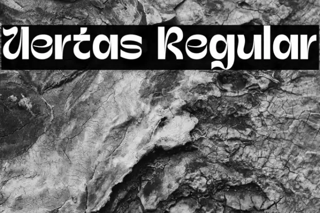 Uertas Regular Caratteri examples