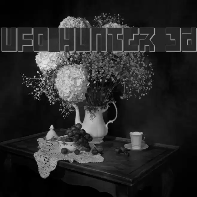 UFO Hunter 3D Font examples