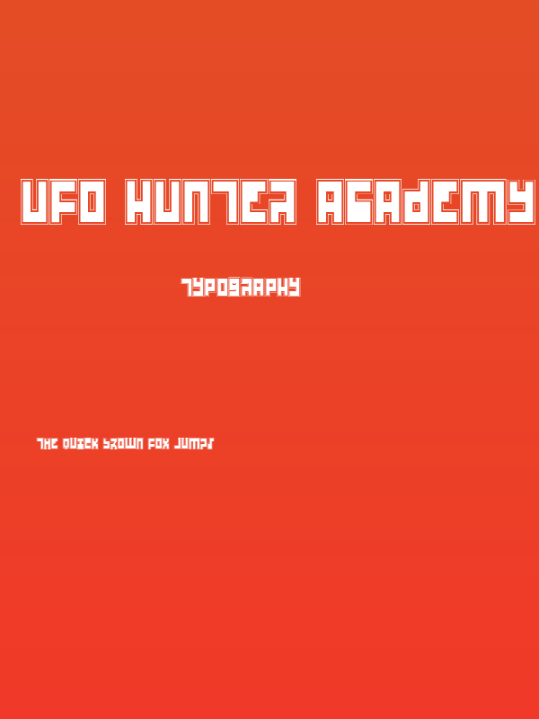 UFO Hunter Academy Poster