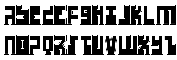 UFO Hunter Academy Font LOWERCASE