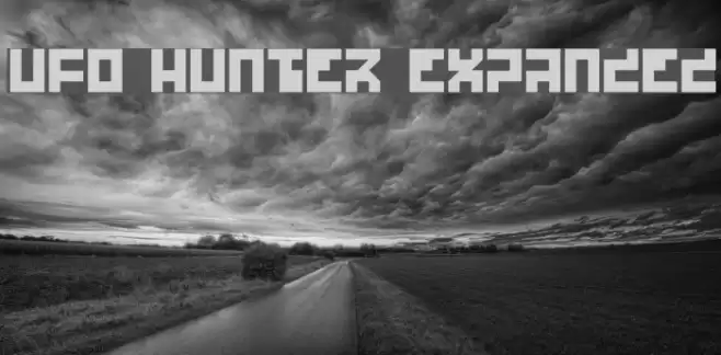 UFO Hunter Expanded フォント examples