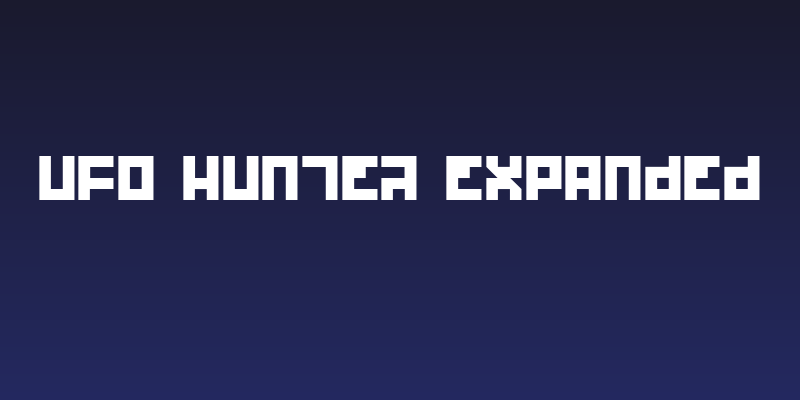 UFO Hunter Expanded Social Header