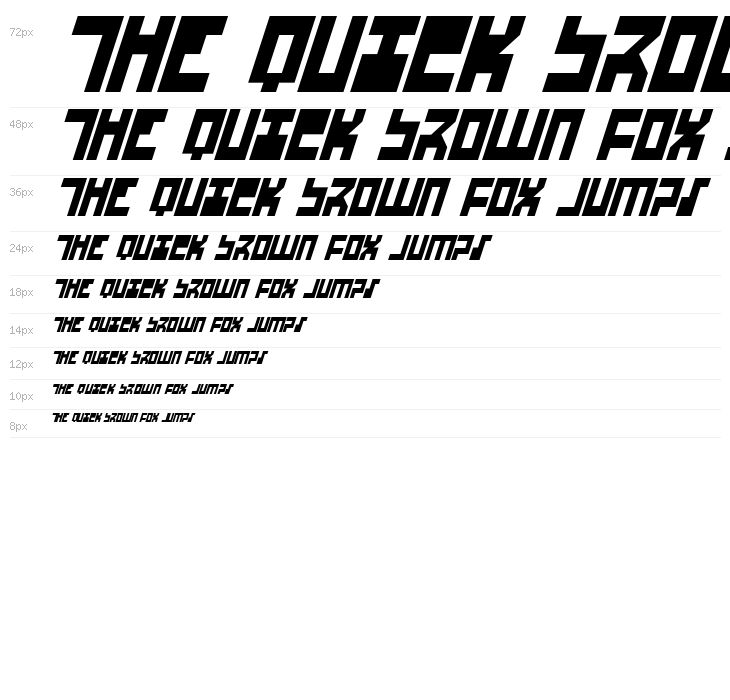 UFO Hunter Italic Waterfall