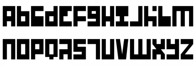 UFO Hunter Schriftart Groß