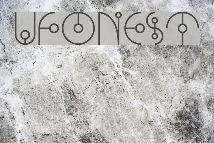 UFONEST Font examples