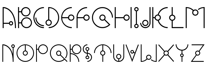 UFONEST Font LOWERCASE