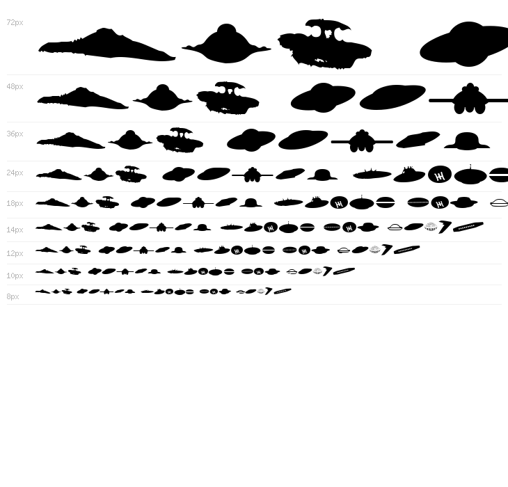 UFOnt51Silhouette Waterfall