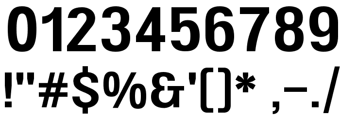 UFont Medium Font OTHER CHARS