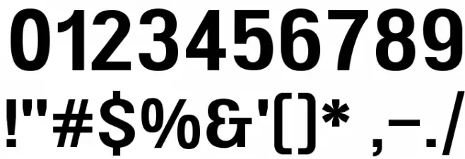 UFont Medium Polices AUTRES CHARS