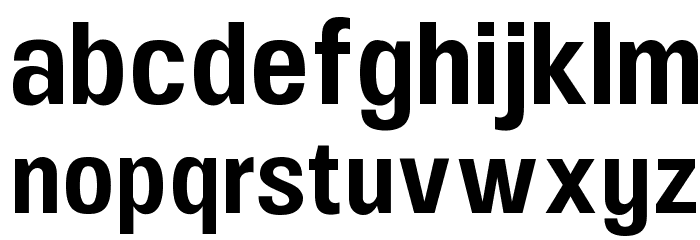 UFont Medium Font LOWERCASE
