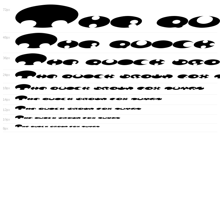 Ufo Italic Waterfall