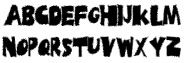 Ufrayd Font LOWERCASE