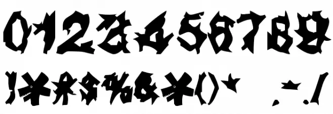 UGLY LOVER Font OTHER CHARS