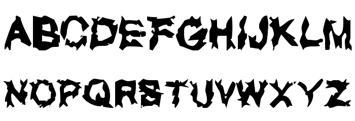 UGLY LOVER Font LOWERCASE