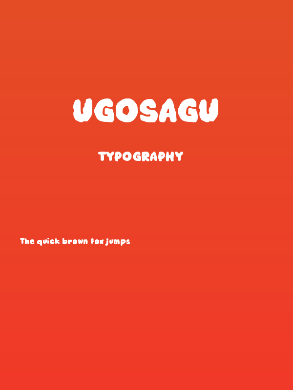 UGOSAGU Poster