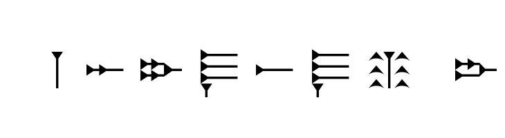 Ugaritic 3  font caratteri gratis