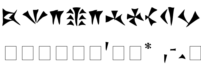 UgariticGG Font OTHER CHARS