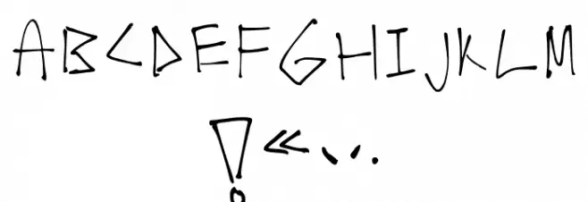 Ugh Regular Schriftart Anderer Schreiben