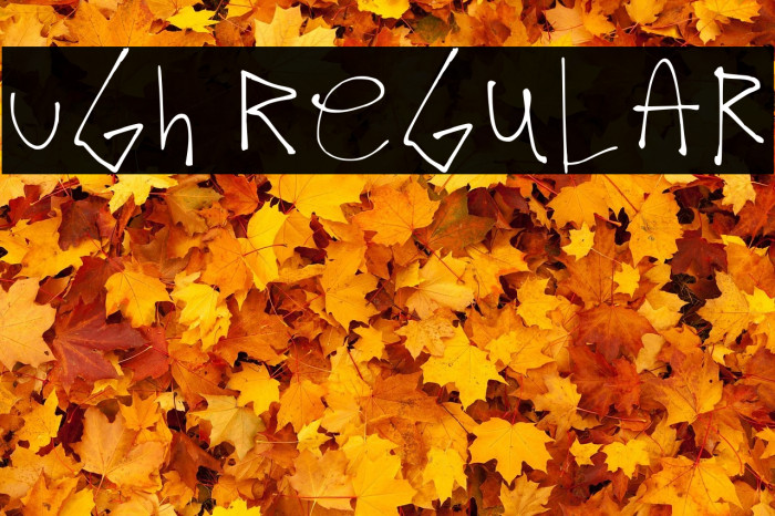Ugh Regular Example 1