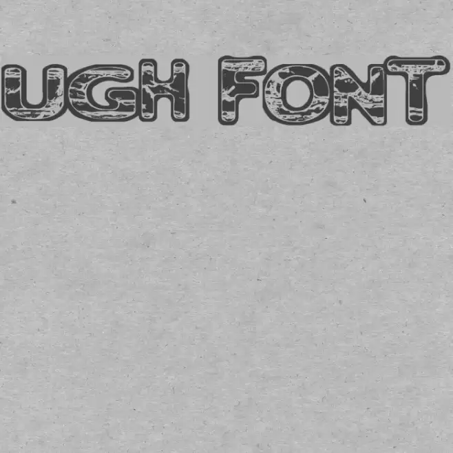 Ugh フォント examples
