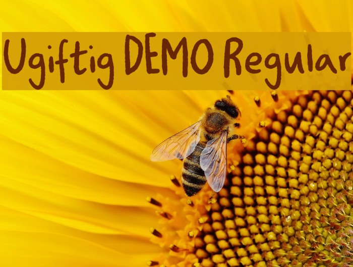 Ugiftig DEMO Regular Example 1