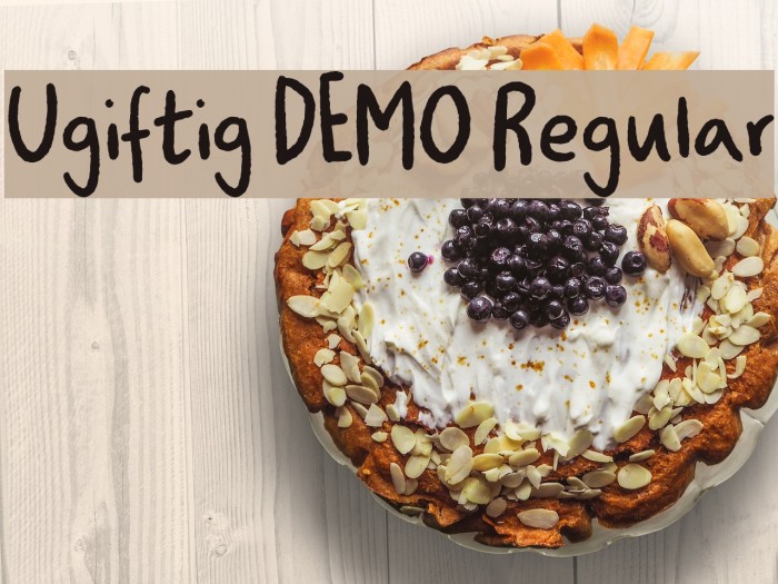 Ugiftig DEMO Regular Example 2