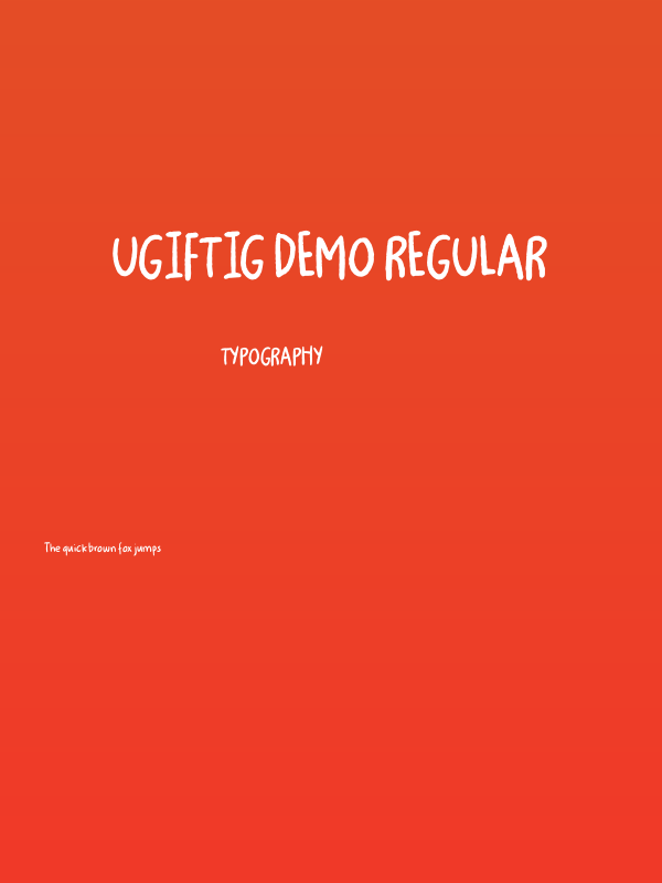 Ugiftig DEMO Regular Poster