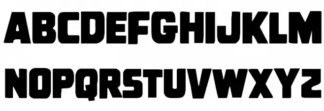 Uglier Things Condensed Schriftart Groß