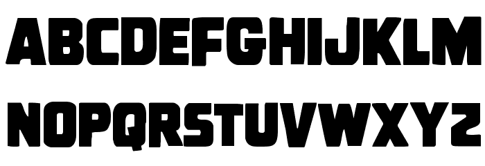 Uglier Things Condensed Font LOWERCASE