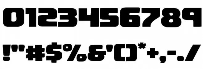 Uglier Things Expanded Font OTHER CHARS