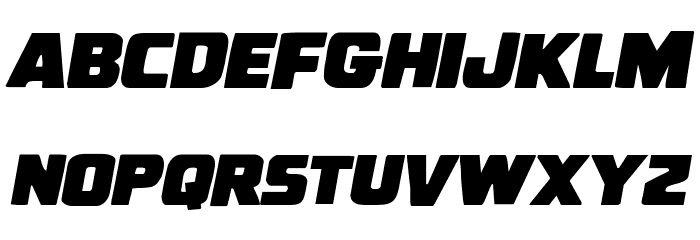 Uglier Things Italic Font LOWERCASE