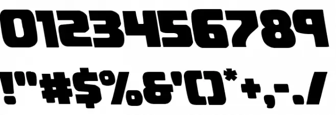 Uglier Things Leftalic Font OTHER CHARS