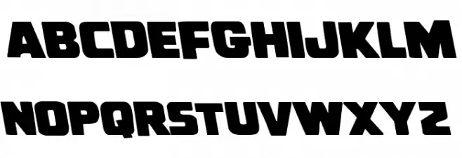 Uglier Things Leftalic Font UPPERCASE