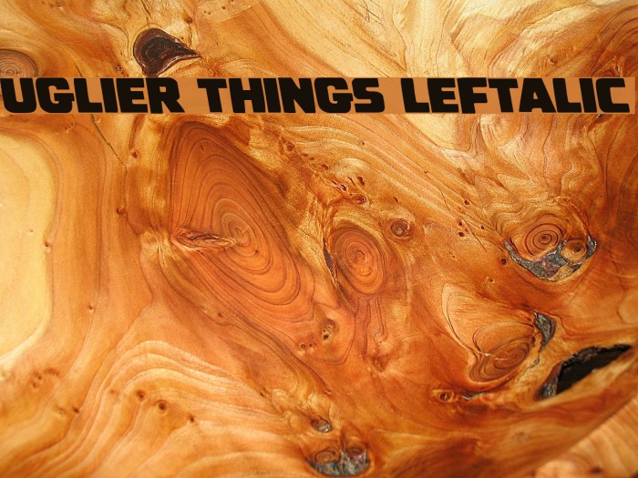 Uglier Things Leftalic Example 3