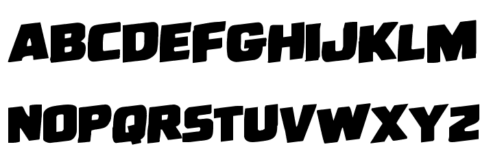 Uglier Things Rotalic Font LOWERCASE