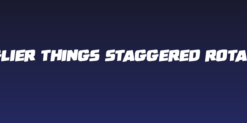 Uglier Things Staggered Rotalic Social Header