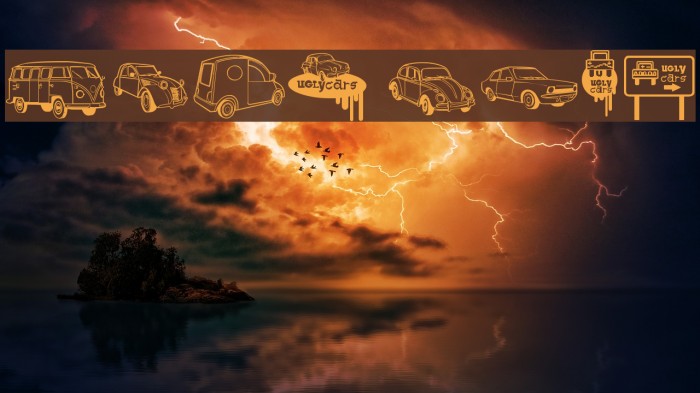 Ugly Cars Font examples