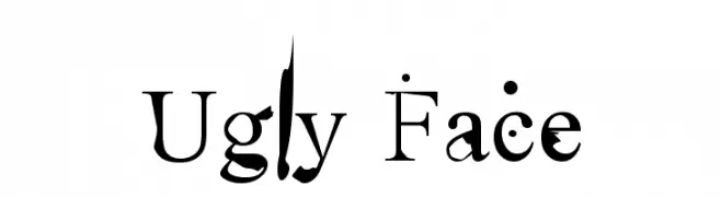 Ugly Face  Frei Schriftart Herunterladen
