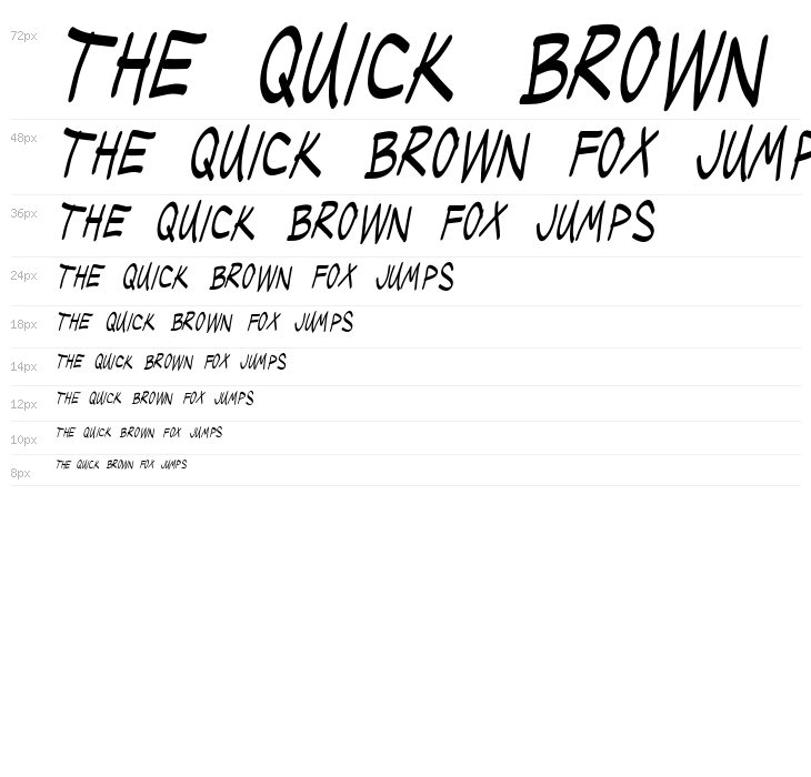 Ugly Kids Italic Waterfall