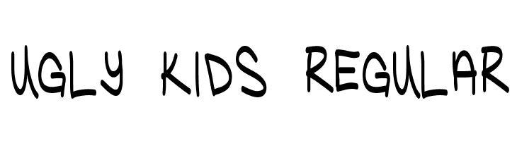 Ugly Kids Regular Шрифта
