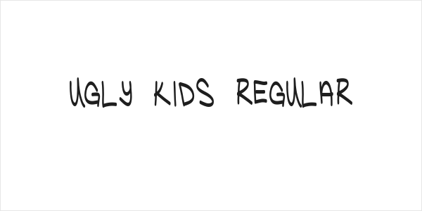 Ugly Kids Regular Logo