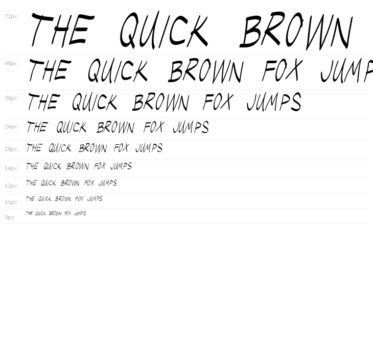 Ugly Kids Thin Italic Waterfall