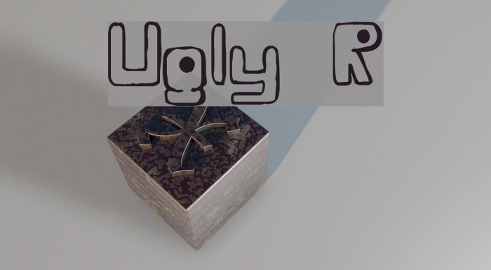Ugly R Font examples