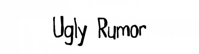 Ugly Rumor  フリーフォントのダウンロード