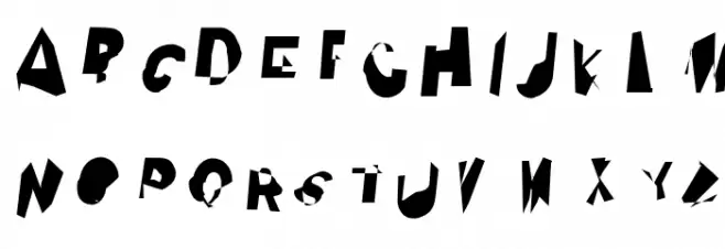 Ugly Stick Italic Schriftart Groß
