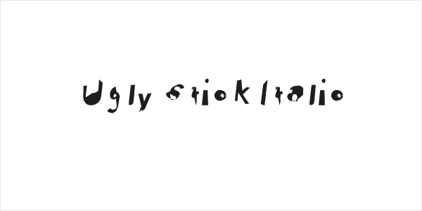 Ugly Stick Italic Logo