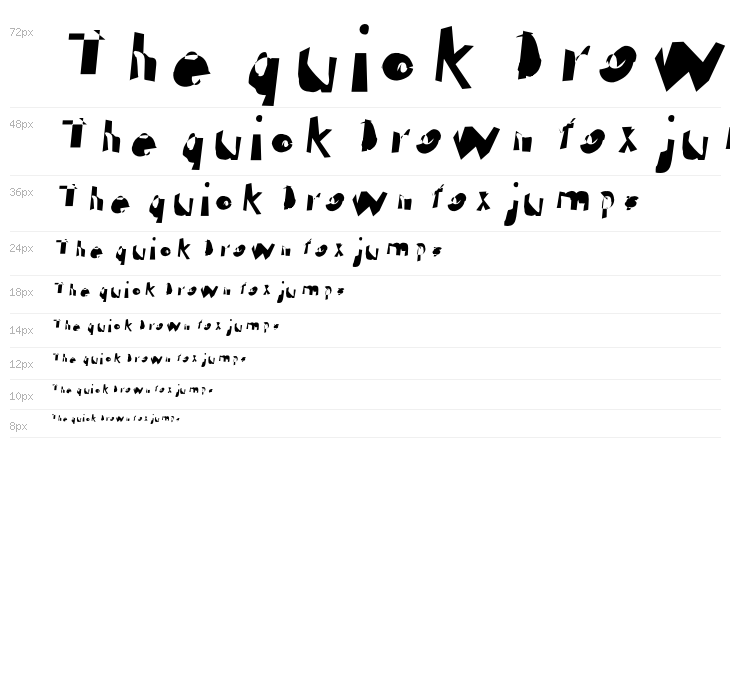 Ugly Stick Italic Waterfall