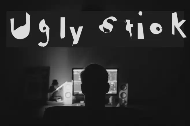 Ugly Stick Font examples