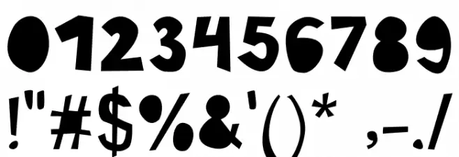 UglyCut Schriftart Anderer Schreiben